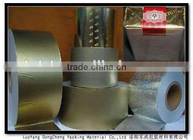 Hot sell laminated Aluminum foil coated with paper cigarette pack