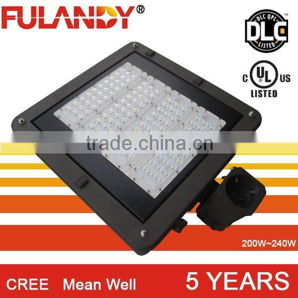 ul listed 110V parking lot light replacement 150w MH/HPS lights with DLC UL Shoe box light 100w