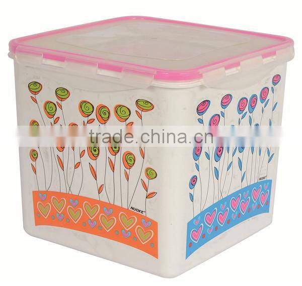 New Hot 4Pcs High Quality Squareness Microwave Plastic Food Storage/Microwave Storage Container box