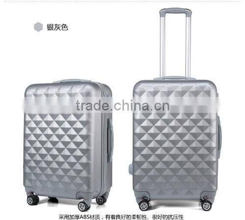2016 Chinese suitcase colorful ABS PC Zipper hard Luggage
