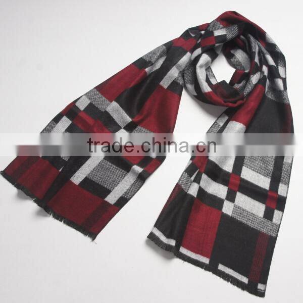 Best selling new product striped modal scarf men 100% silk scarf wholesale