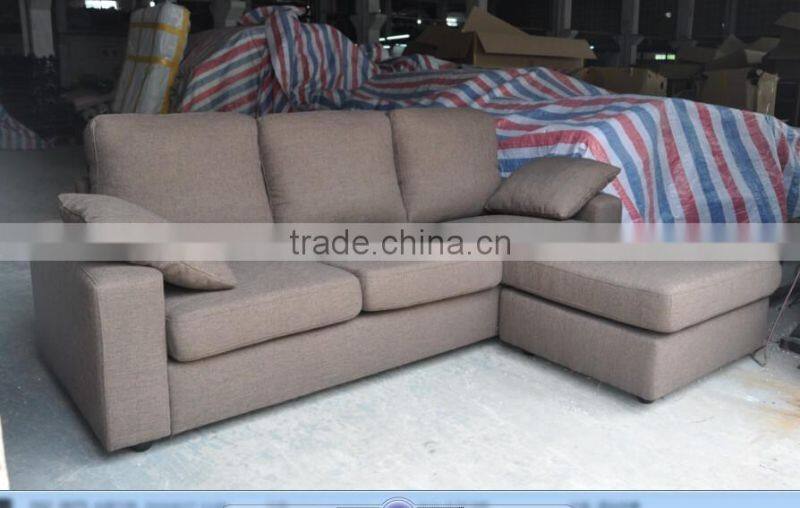 cheap 3+ottoman fabric living room sofa