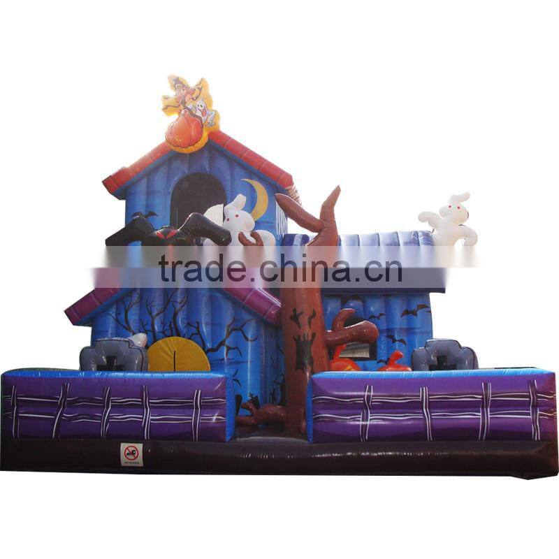 Inflatable haunted house spook house bouce, Halloween theme