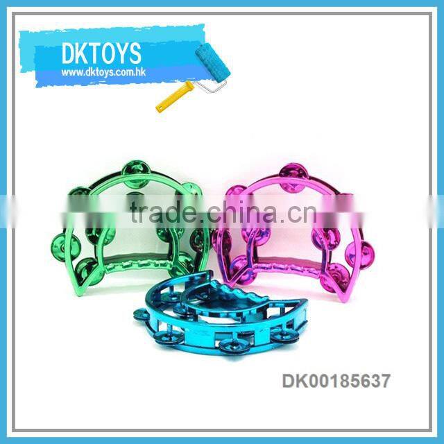 Fish Shape Colorful Drum Play Hand Tambourine Musical Instrument