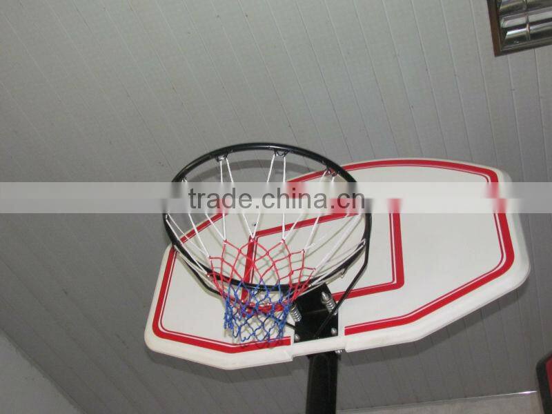 Portable outdoor adjustable basketball stand