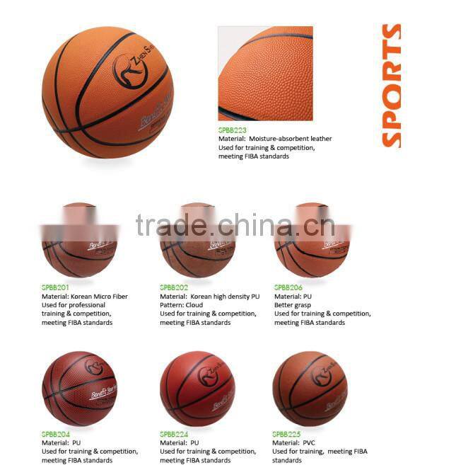 Zhensheng Colored Rubber Basketballs