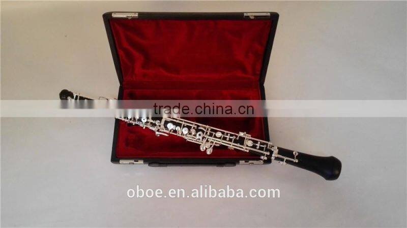 Professional Semi Automatic Smooth polished bakelite body silver plated keys Oboe--701S