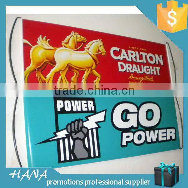 Cheap new coming free design hand held scrolling banner