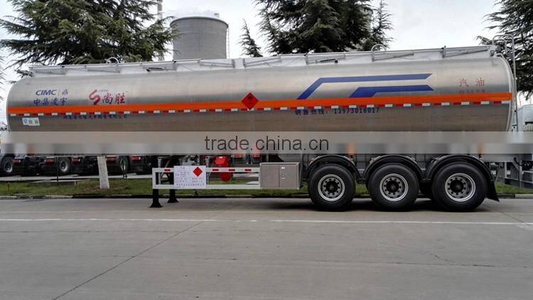 CIMC LINYU 50CBM 3 axles fuel tank semi trailer, oil tank trailer