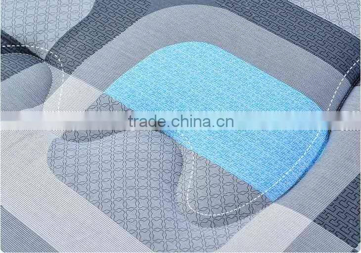 Double Patterned Memory Foam Waterproof Bed Mattress Pad