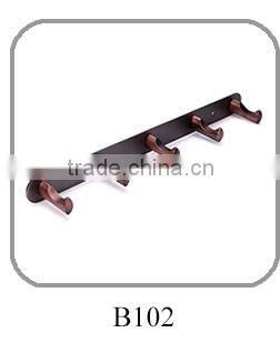 Hot selling decorative chrome aluminum metal wall hooks