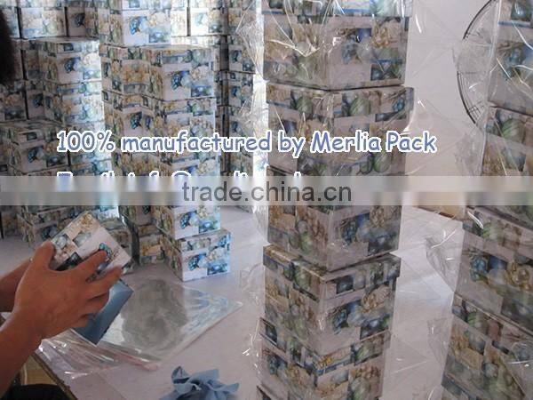 LED Lights Xmas Decorations Paper Box Handmade 2016 Lid and Base Box