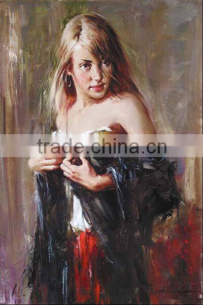 The Hot-selling Home Decoration Beautiful Abstract Dancing Flamenco Oil Painting