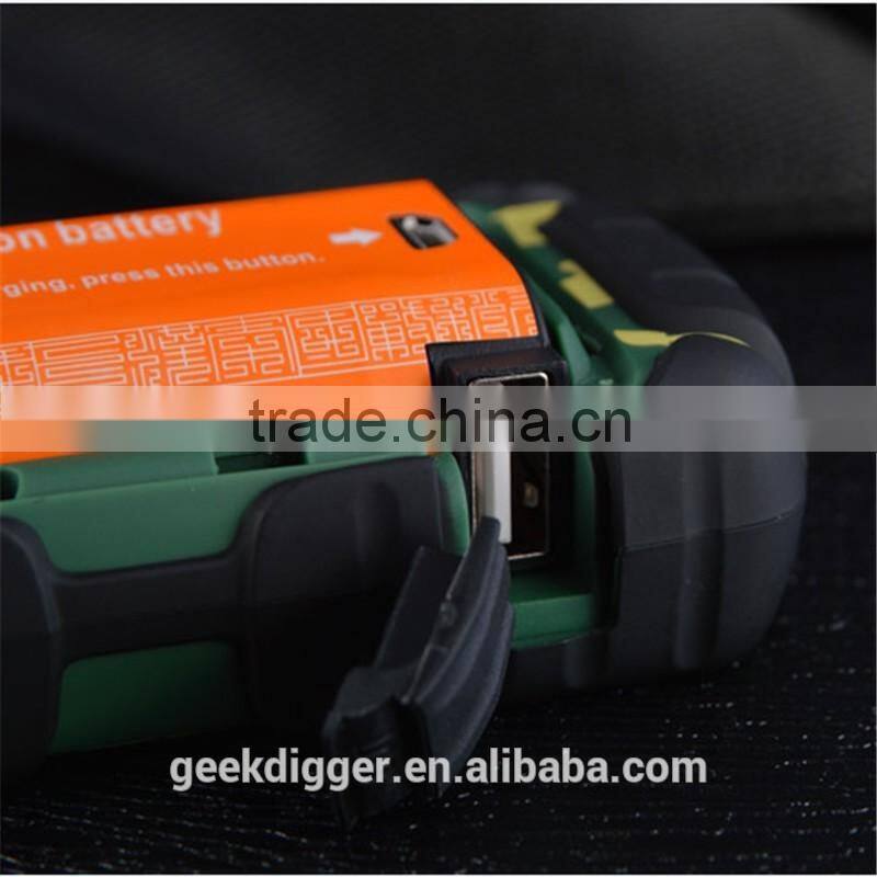 XP3300 Green Unlocked Phone Quad Band with 12000mAh Battery / FM / MP3 / Dual SIM / Flashlight Functions