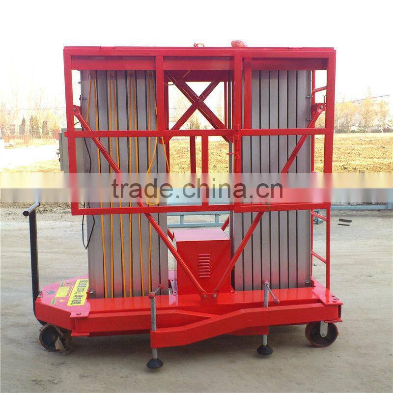 Single mast & double mast telescopic aluminum alloy lift table / Diesel foldable man lift aluminum ladders