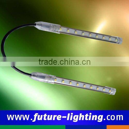Indoor display show Aluminum housing SMD5050 strip 20cm dimmable 24V 12V led light bar warm white