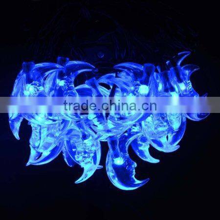 new style christmas decoration 30 led moon solar string light