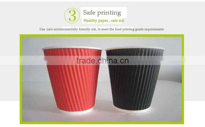 Gobes High Quality Hot Sale Disposable Custom Printed Double Wall Custom Paper Coffee Cup