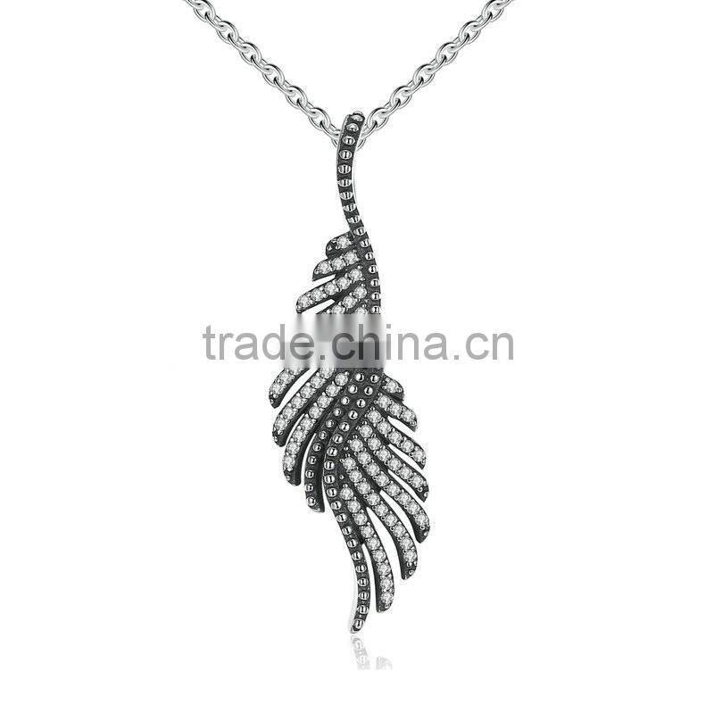 Jingli Jewelry factory direct 925 sterling silver shinning silver neckace for women(AN-003)