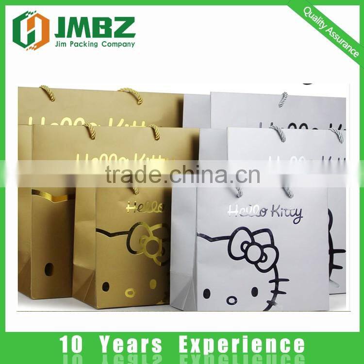 Accept Custom Order and lamination,hot stamping ,offset printing,embossing Surface Handling coated paper gift bags
