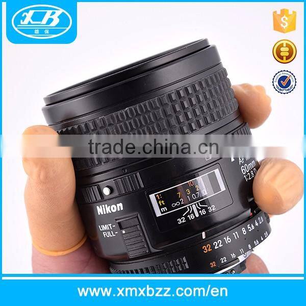 Cleanroom two sides ESD rubber disposable light orange finger cot