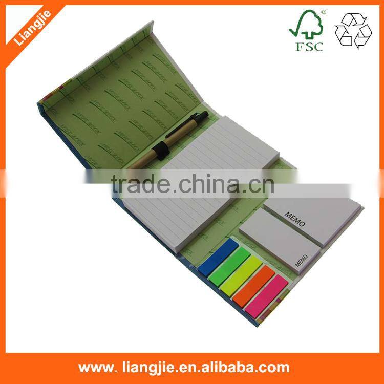 Customized printing sticky notes, memo pads in transparent plastic case