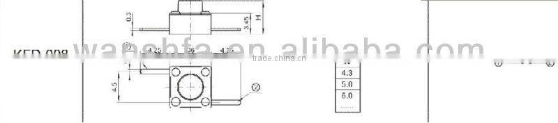 12V tact switch