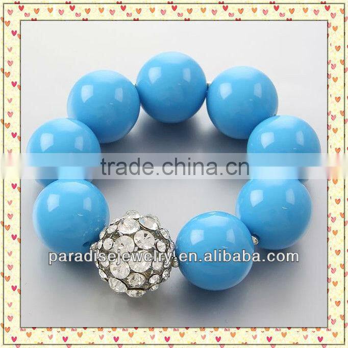 Vintage design white beaded Bracelet-B22036-7