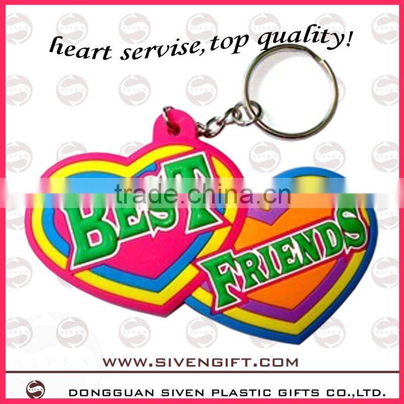 custom keyring/soft pvc keychain/rubber keychain