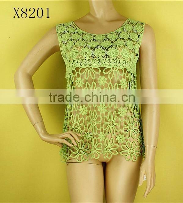 Green Transparent Sexy Lace Women Wear