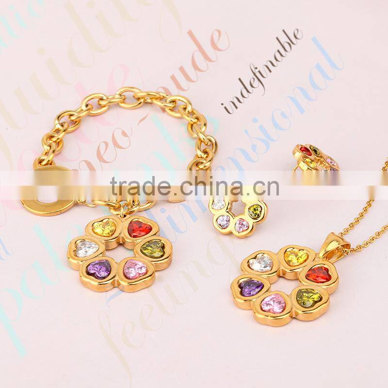 White Zircon Stone Jewerely