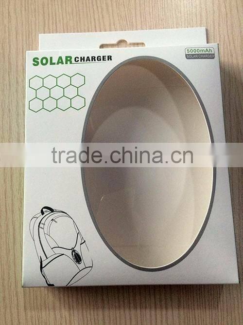 High quality 5000mah solar power bank portable for laptop