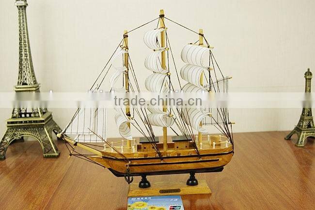 wooden ship model