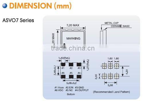 7x5mm SMD Voltage Controlled Oscillator(3.3V) - IoT