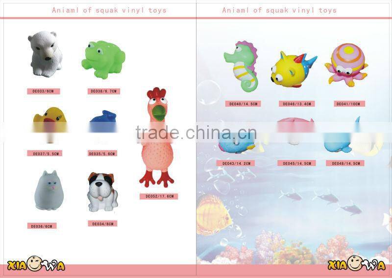2014 Vinyl Elephant squeaky toys for dog, colors available