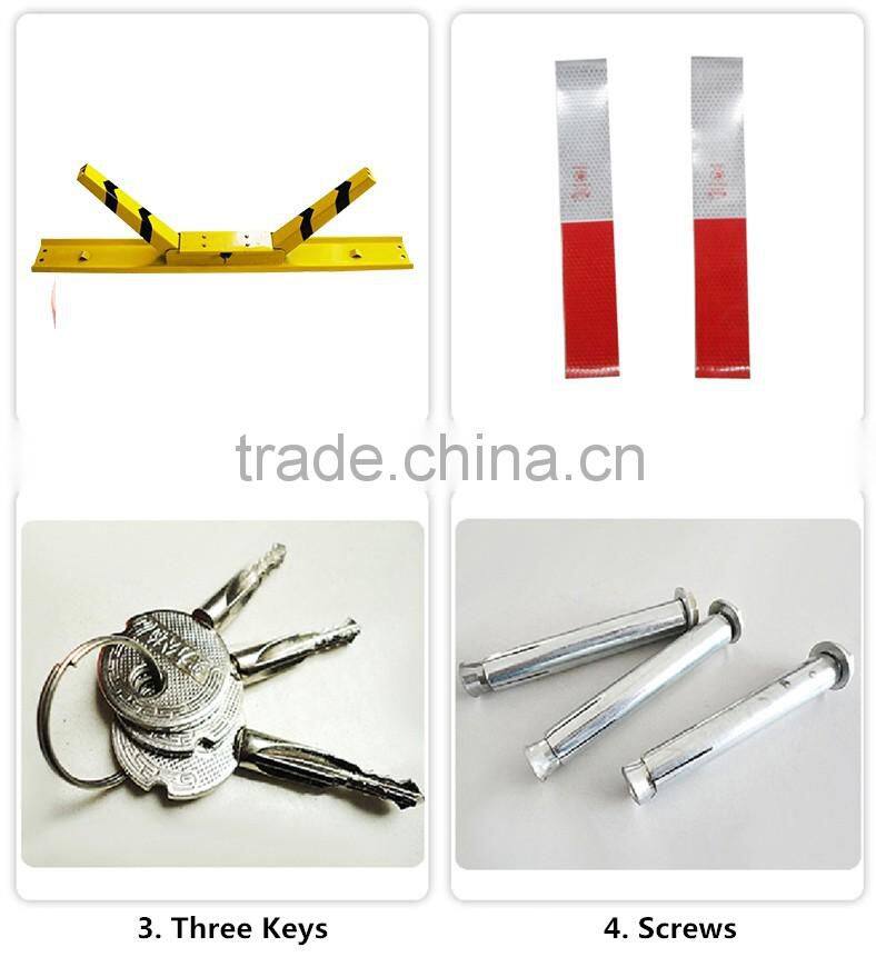 "V" type manual parking space protector