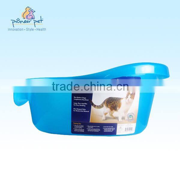 Pet litter tray plastic medium cat kitten toilet