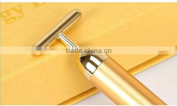 Gold face lifting 24K Gold-plating Energy Beauty Bar gold massage bar