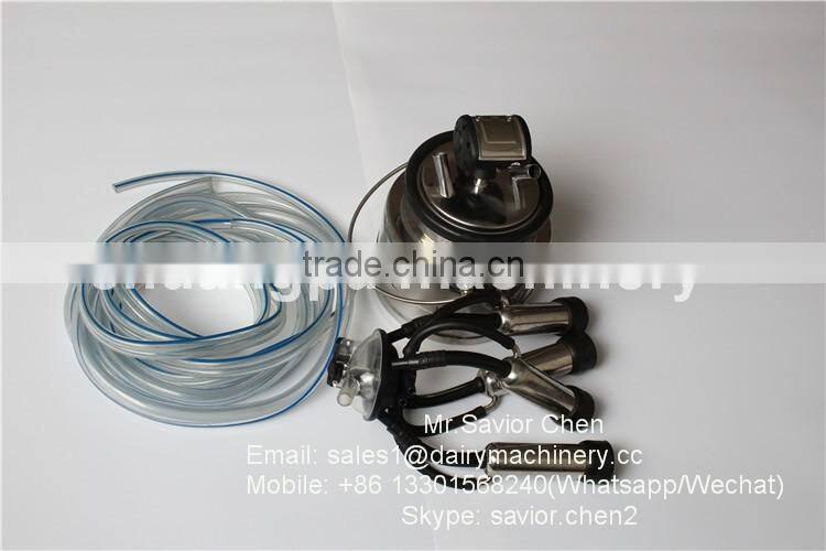 5L Milking Machine Bucket With Milking Cluster