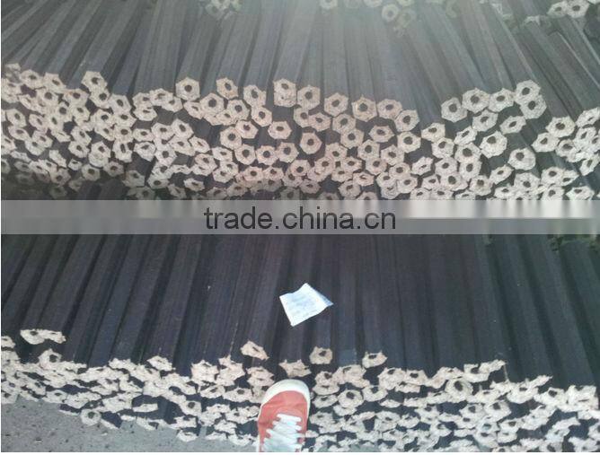 manufacture supply green and environmental protection BBQ charcoal/high temperature machine made charcoal for sale