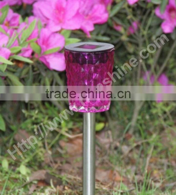 solar garden stick light