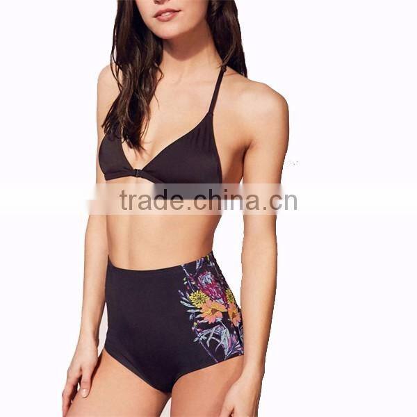 2016 XXX hot sex high waist young girl swimwear
