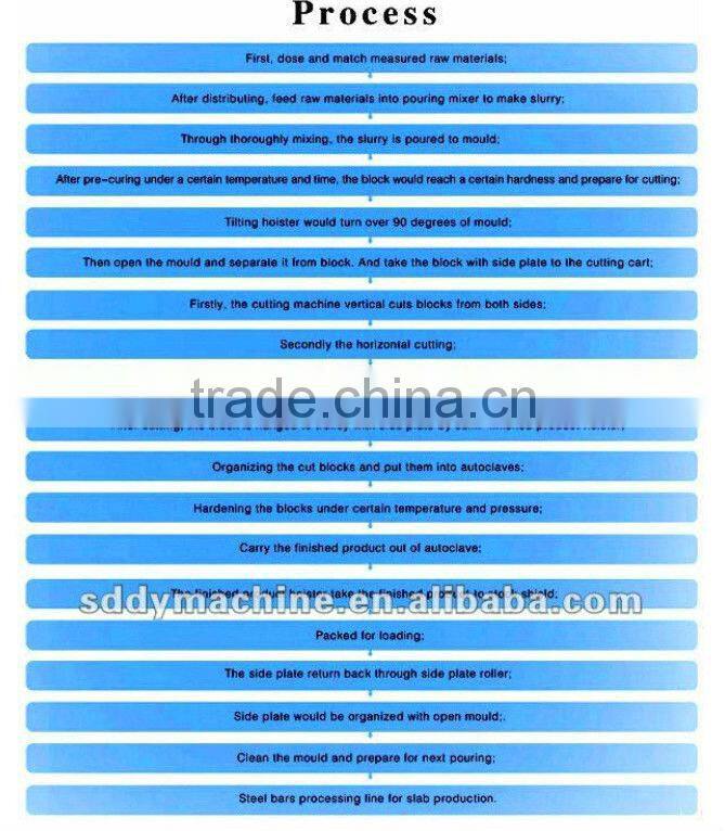 Aerated Autoclave bricks machine iso high quality aac plant Flyash Brick Machine