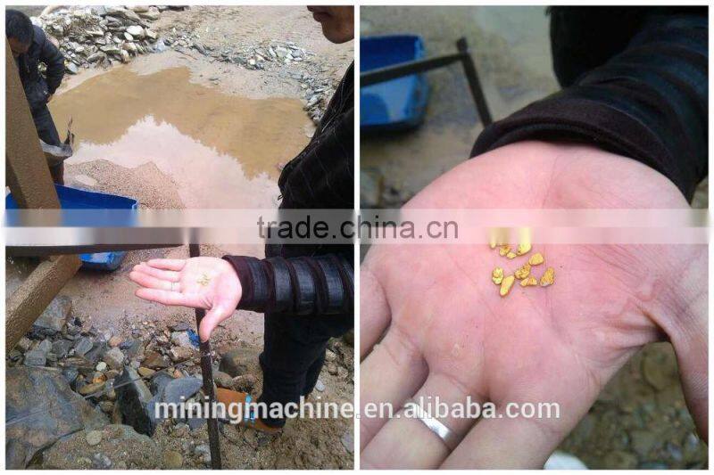 High qulity Alluvial gold mini Gold Trommel screen for Ghana