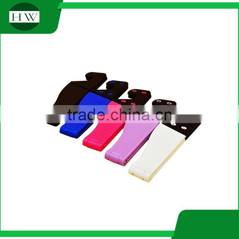 V shaped folding plastic mobile phone holder