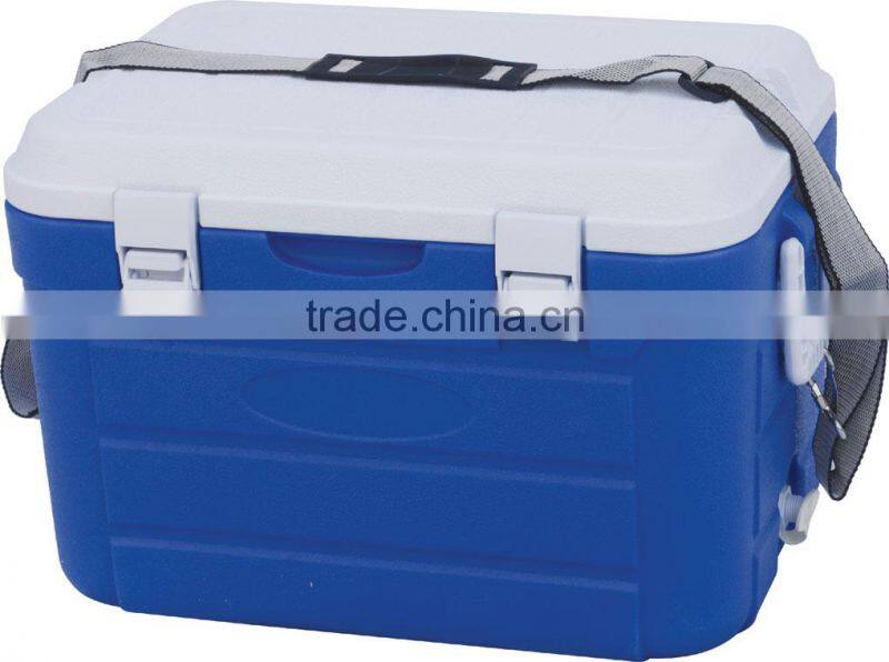30L Plastic Foam Insulated Camping Cooler Box Ice Box