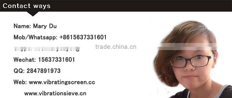 Stainless steel high separation rate vibration sieve for protein powder