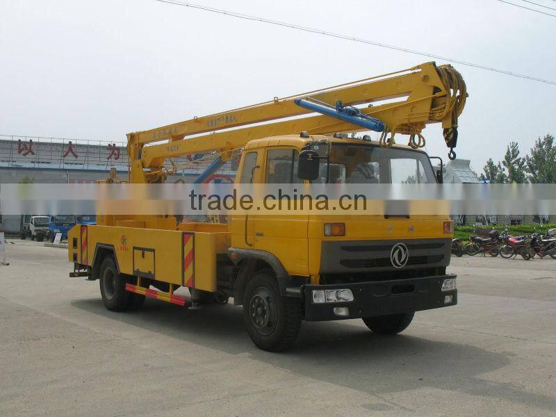 20 m high altitude operation truck, 20 m over head working truck, 20 m bucket working truck.