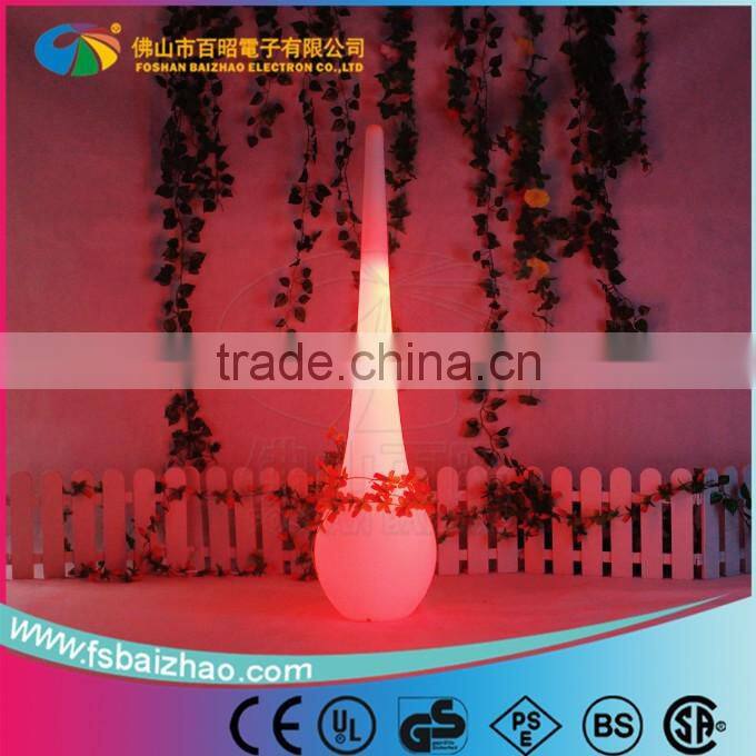 fashion PE glowing decoration led floor lamp