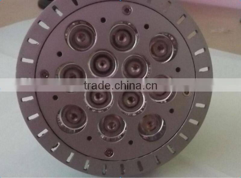 Led homemade plant lights,rgb color flowering light,12w par38 light